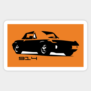 vintage porsche 914 Magnet